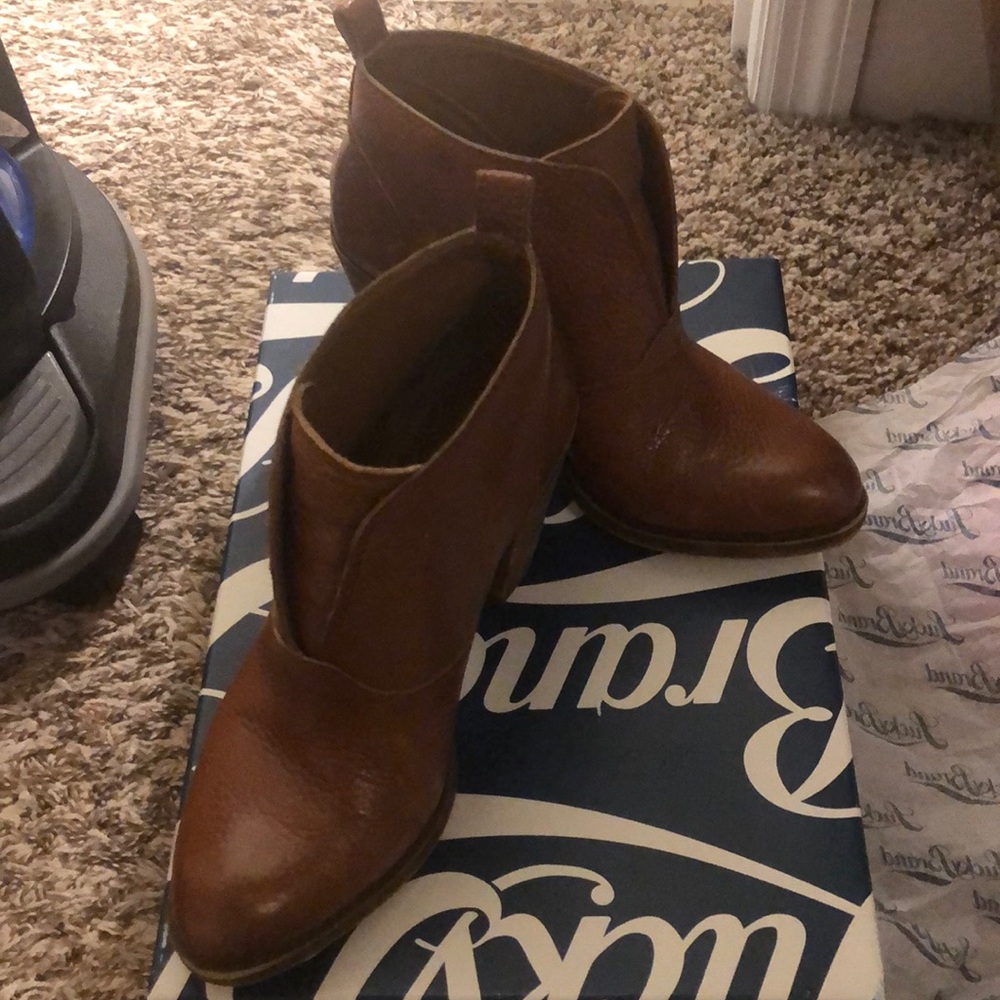 Lucky Brand Brown Heel Boots